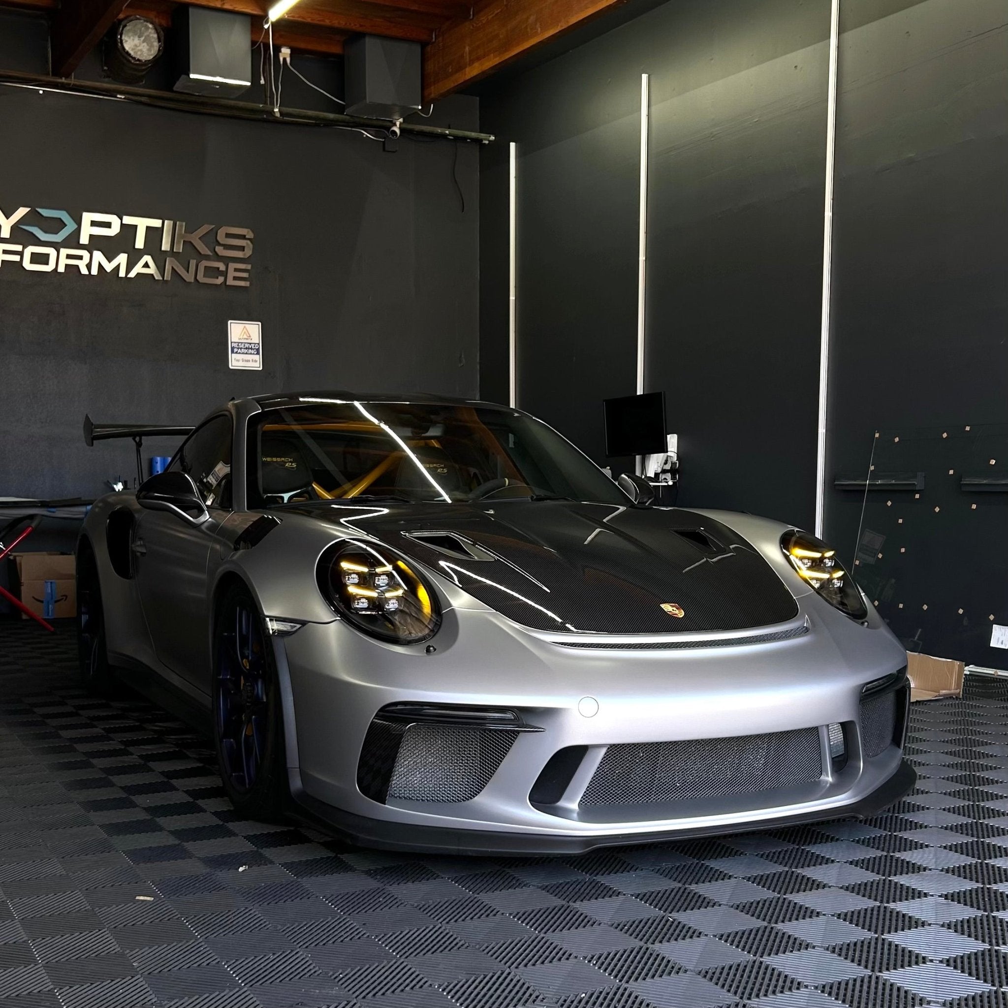 992.2 HD Matrix Style Dual Color DRL Yellow/White LED Headlights for Porsche 991.1 & 991.2 (2012 - 2019)