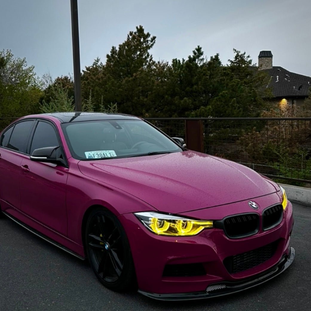 F30 3 Series LCI Style LED Headlights V2 CSL Yellow/White 2012 - 2019