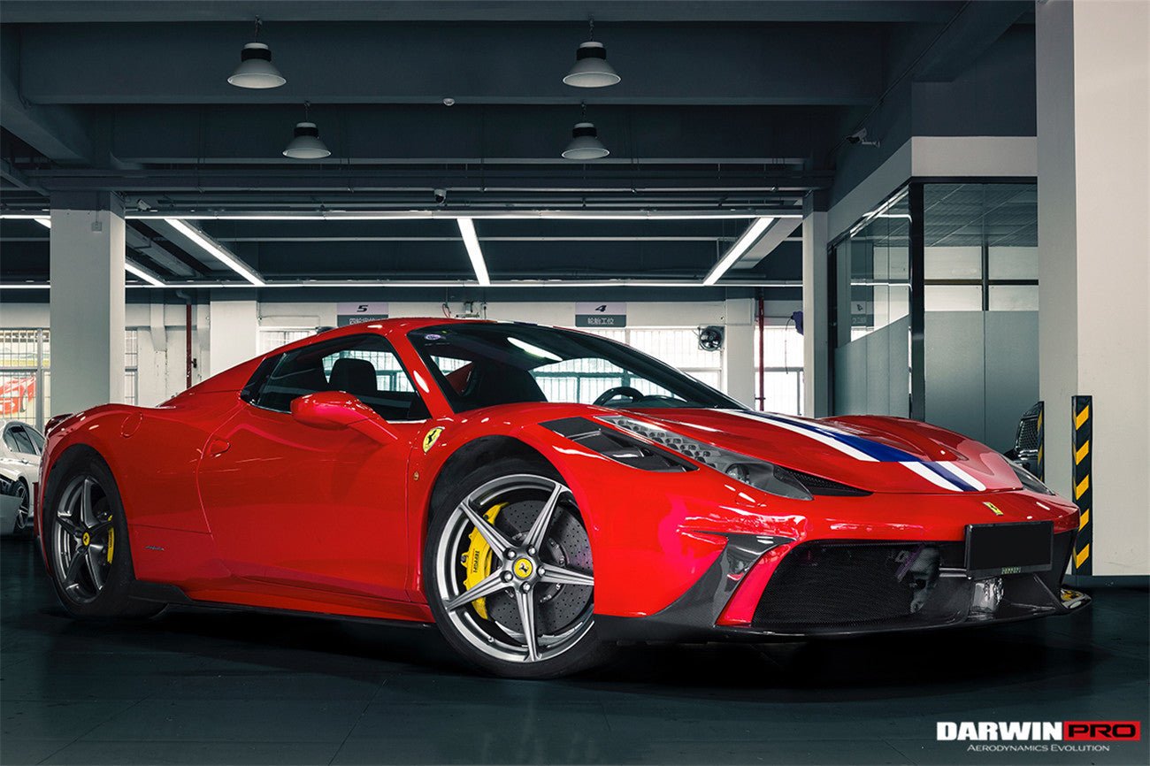 2010 - 2015 Ferrari 458 Coupe & Spyder Speciale Style Front Bumper