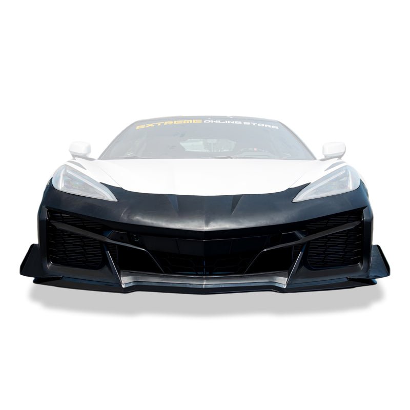 Chevrolet Corvette C8 Z06 Conversion Style Unpainted Front Bumper Kit 2020-2024