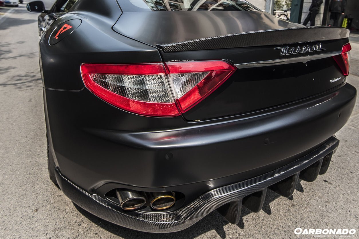 2008 - 2013 Maserati GranTurismo MC Style Carbon Fiber Rear Diffuser