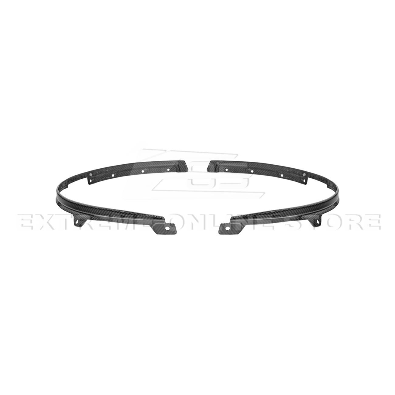 Ford Mustang S650 Dry Carbon Fiber XL Extended Fender Flares Mud Flap Kit 2024-Up