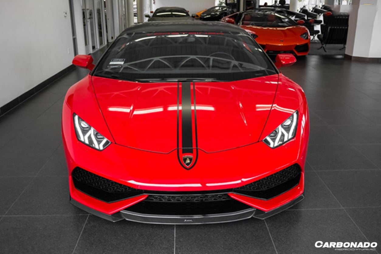2015 - 2020 Lamborghini Huracan LP610 VRS Style Carbon Fiber Front Lip