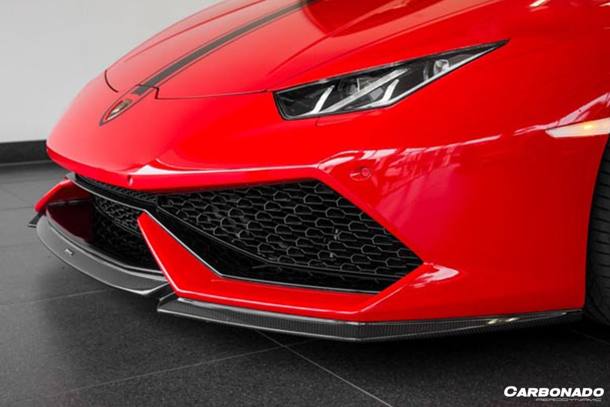 2015 - 2020 Lamborghini Huracan LP610 VRS Style Carbon Fiber Front Lip