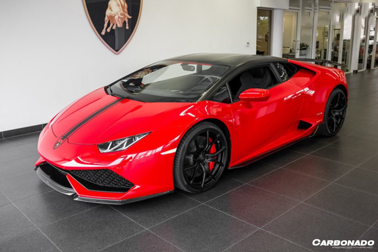 2015 - 2020 Lamborghini Huracan LP610 VRS Style Carbon Fiber Front Lip