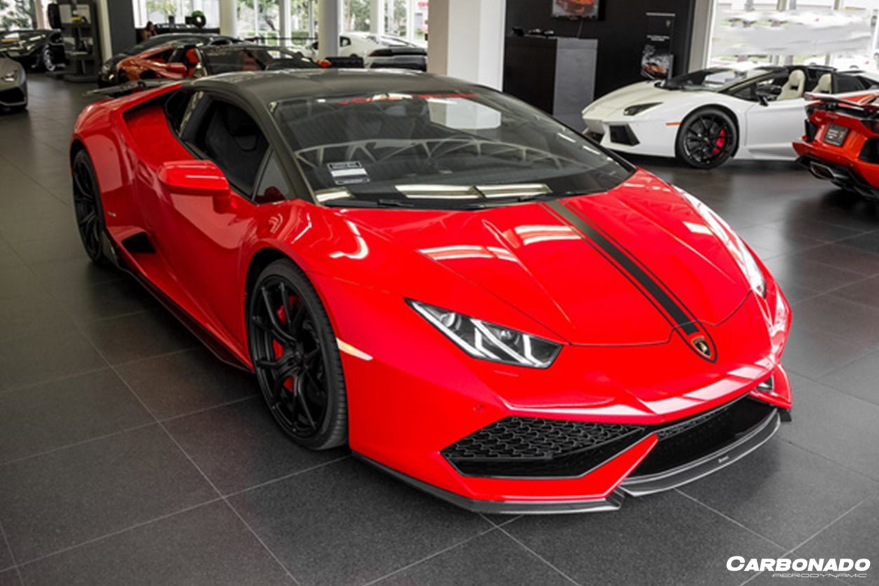2015 - 2020 Lamborghini Huracan LP610 VRS Style Carbon Fiber Front Lip