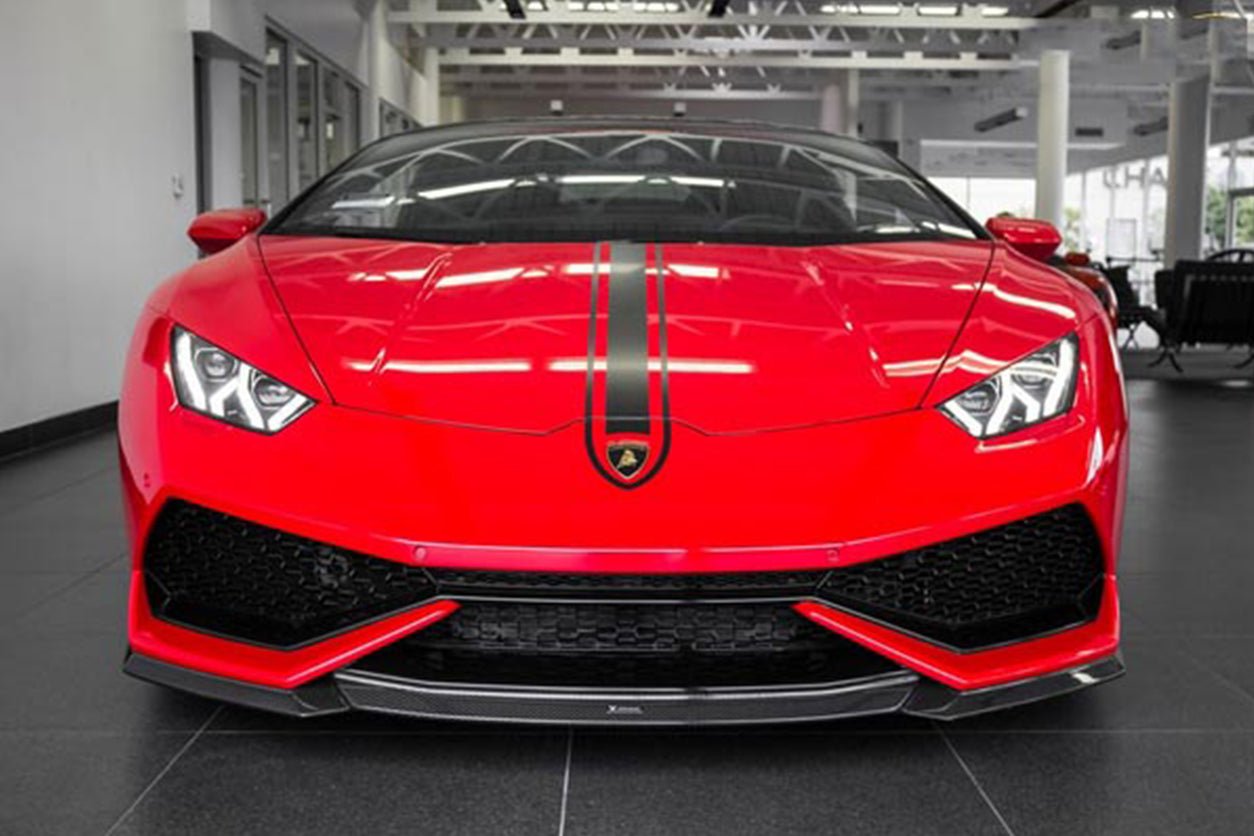 2015 - 2020 Lamborghini Huracan LP610 VRS Style Carbon Fiber Front Lip