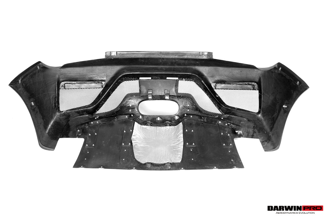 2010-2015 Ferrari 458 Coupe BKSS Style Partial Carbon Fiber Rear Bumper And Carbon Fiber Trunk With Tail Light Cover