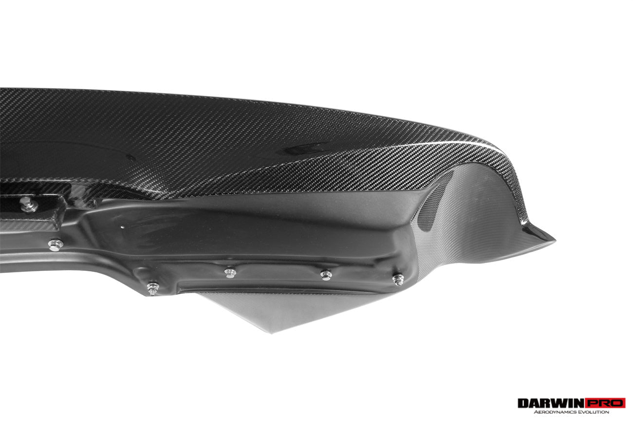 2010-2015 Ferrari 458 Coupe BKSS Style Partial Carbon Fiber Rear Bumper And Carbon Fiber Trunk With Tail Light Cover