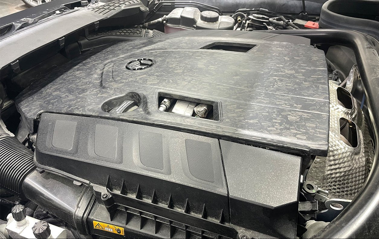 2019 - 2023 Mercedes Benz W464 G500/G550 G-Class G Wagon Dry Carbon Fiber Engine Cover
