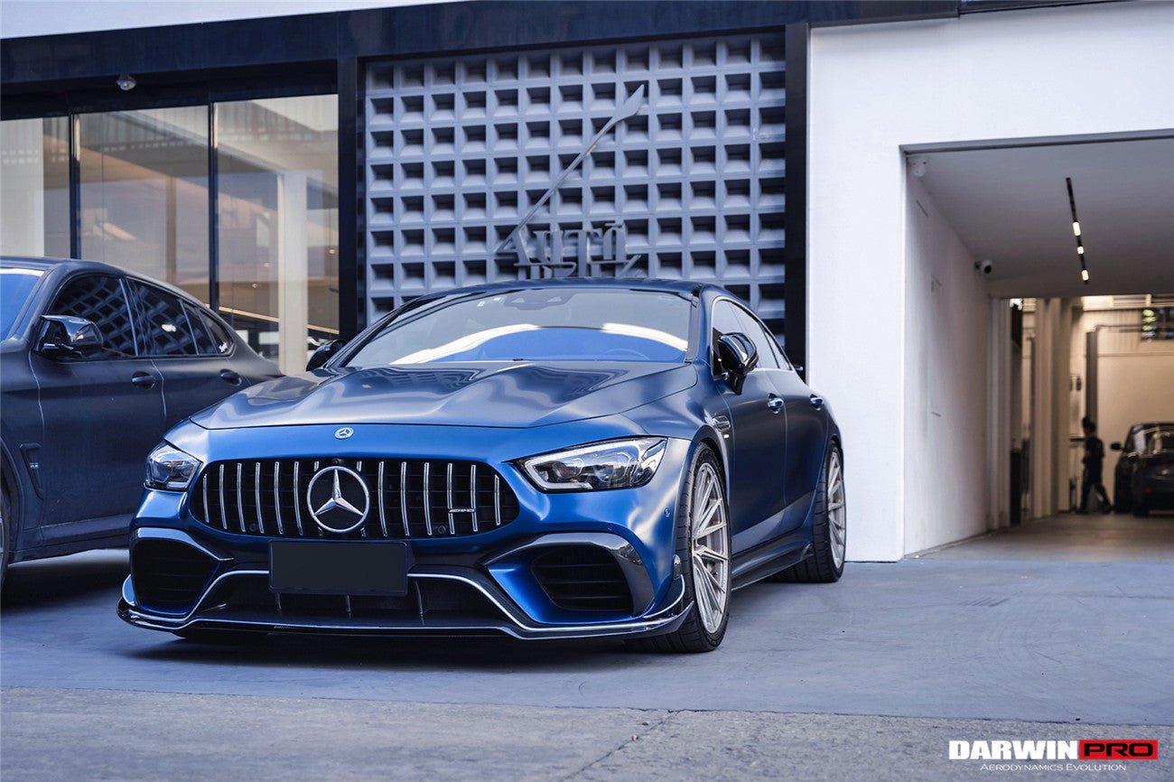 2019-2024 Mercedes Benz AMG GT63 S 4Door Coupe X290 Carbon Fiber Front Bumper Vents Canards