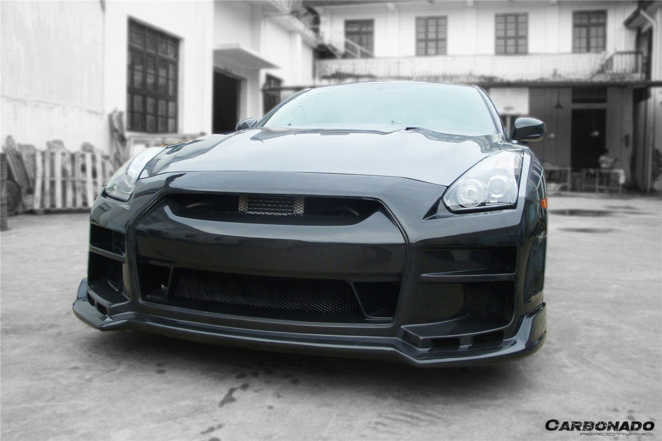 2008 - 2016 Nissan GTR R35 CBA/DBA BSE Style Front Bumper