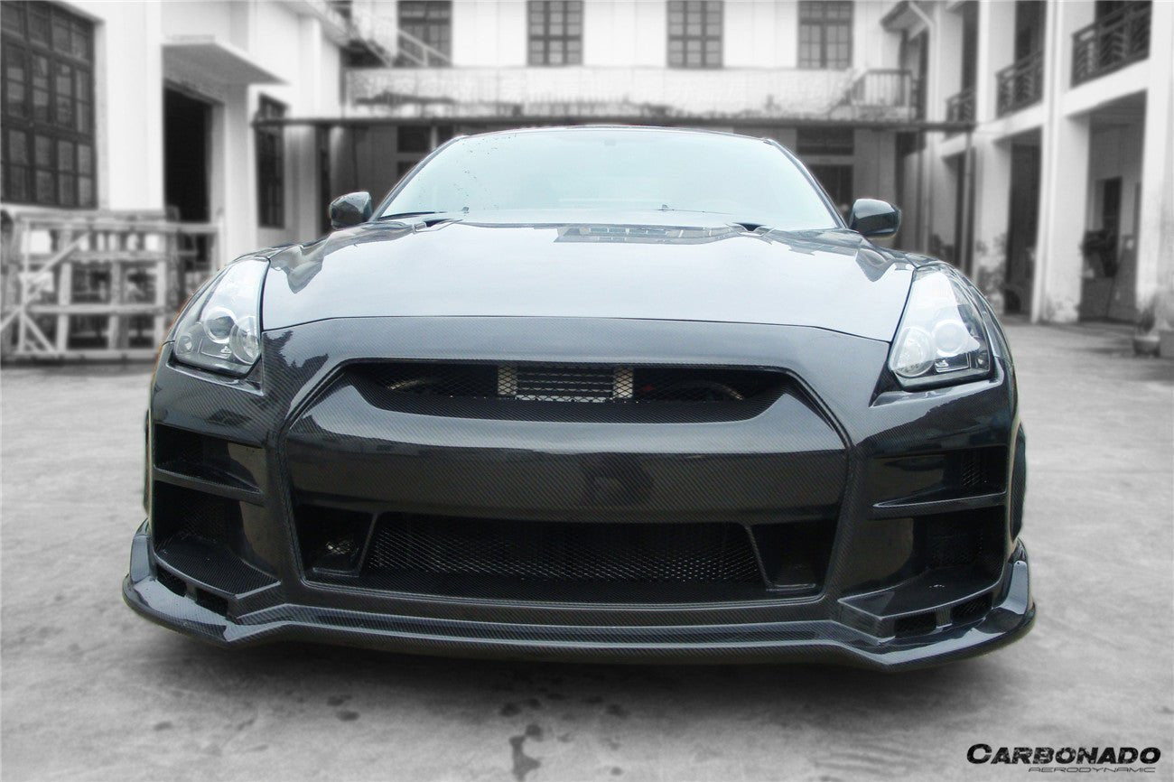 2008 - 2016 Nissan GTR R35 CBA/DBA BSE Style Front Bumper