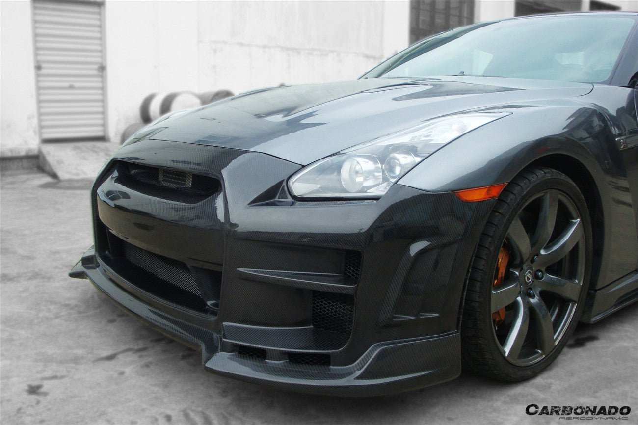 2008 - 2016 Nissan GTR R35 CBA/DBA BSE Style Front Bumper
