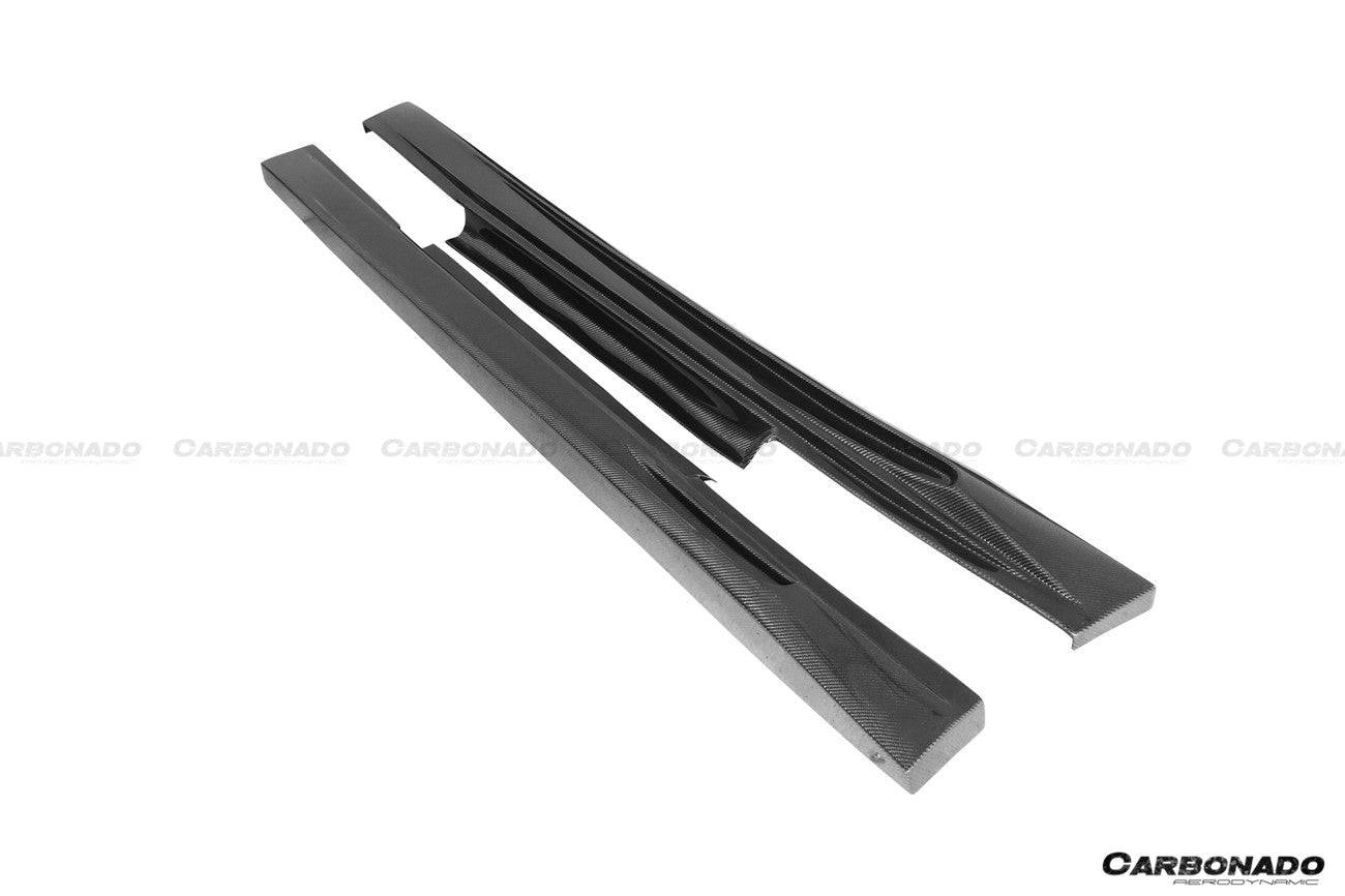 Nissan GT-R R35 CBA DBA EBA BS Style Carbon Fiber Side Skirts 2008-2023