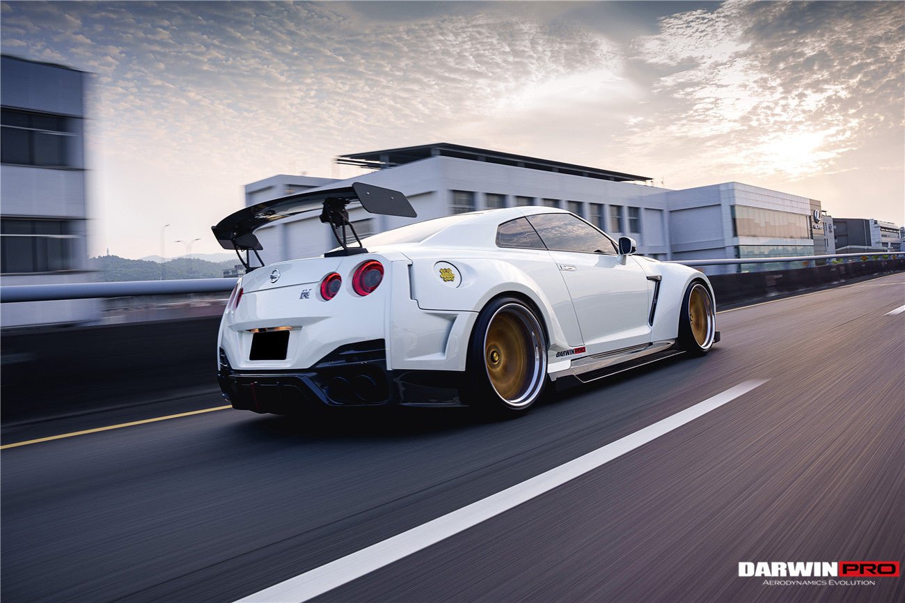 2008 - 2022 Nissan GTR R35 CBA & DBA & EBA BKSSII Style Partial Carbon Fiber Full Wide Body Kit