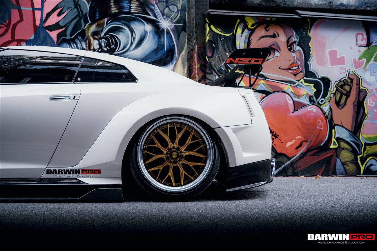 2008 - 2022 Nissan GTR R35 CBA & DBA & EBA BKSSII Style Partial Carbon Fiber Full Wide Body Kit