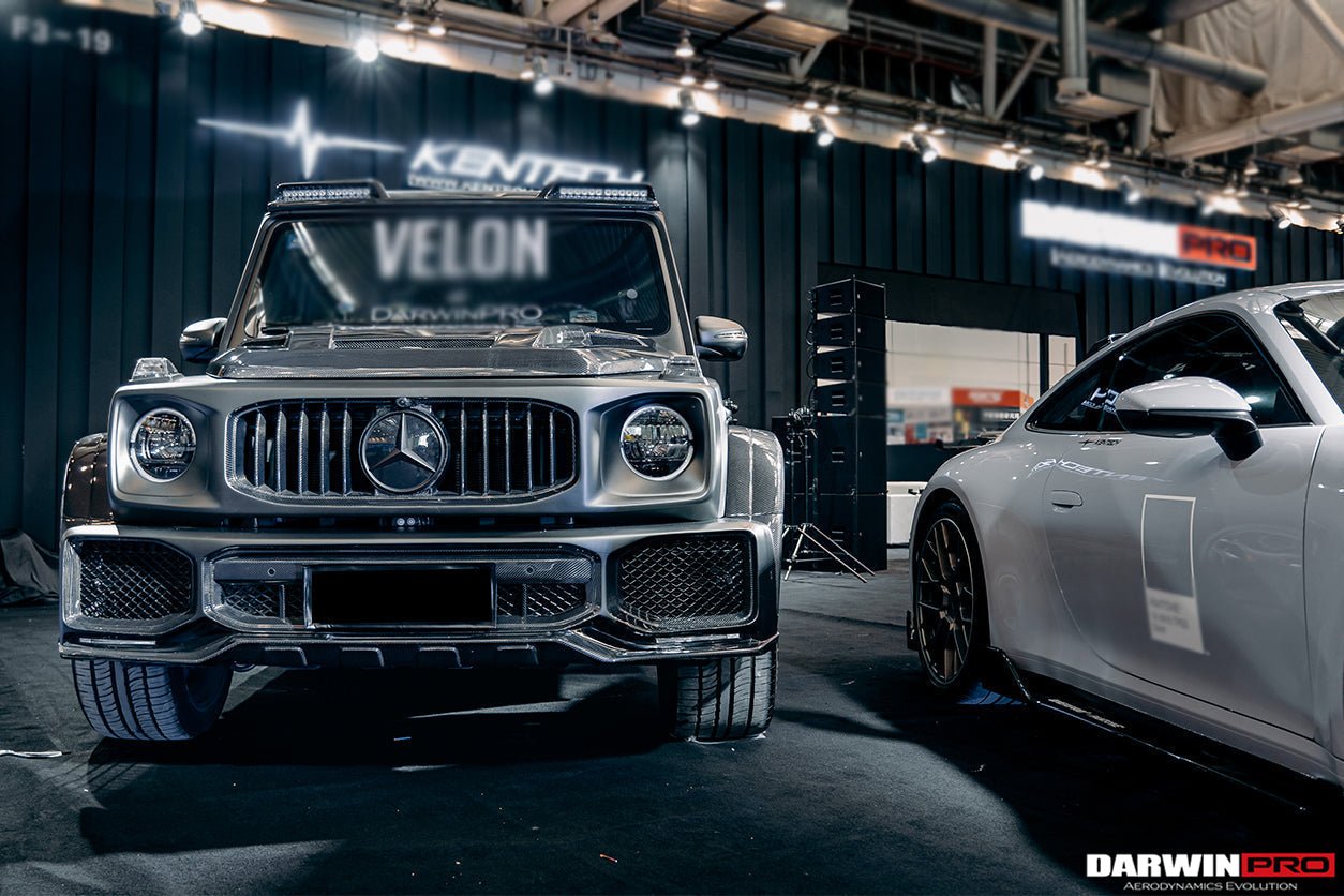 2019 - 2023 Mercedes Benz W464 G-Class G Wagon G500 & G550 & G63AMG IMP Performance Partial Carbon Fiber Hood