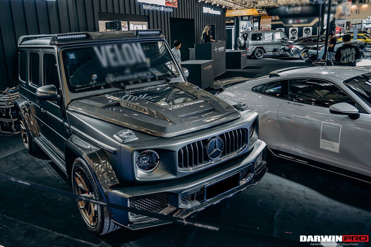 2019 - 2023 Mercedes Benz W464 G-Class G Wagon G500 & G550 & G63AMG IMP Performance Partial Carbon Fiber Hood
