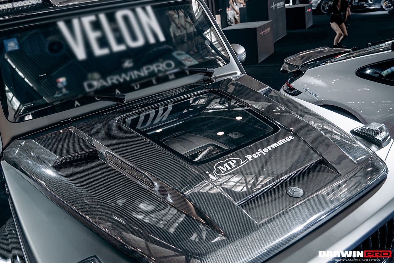 2019 - 2023 Mercedes Benz W464 G-Class G Wagon G500 & G550 & G63AMG IMP Performance Partial Carbon Fiber Hood