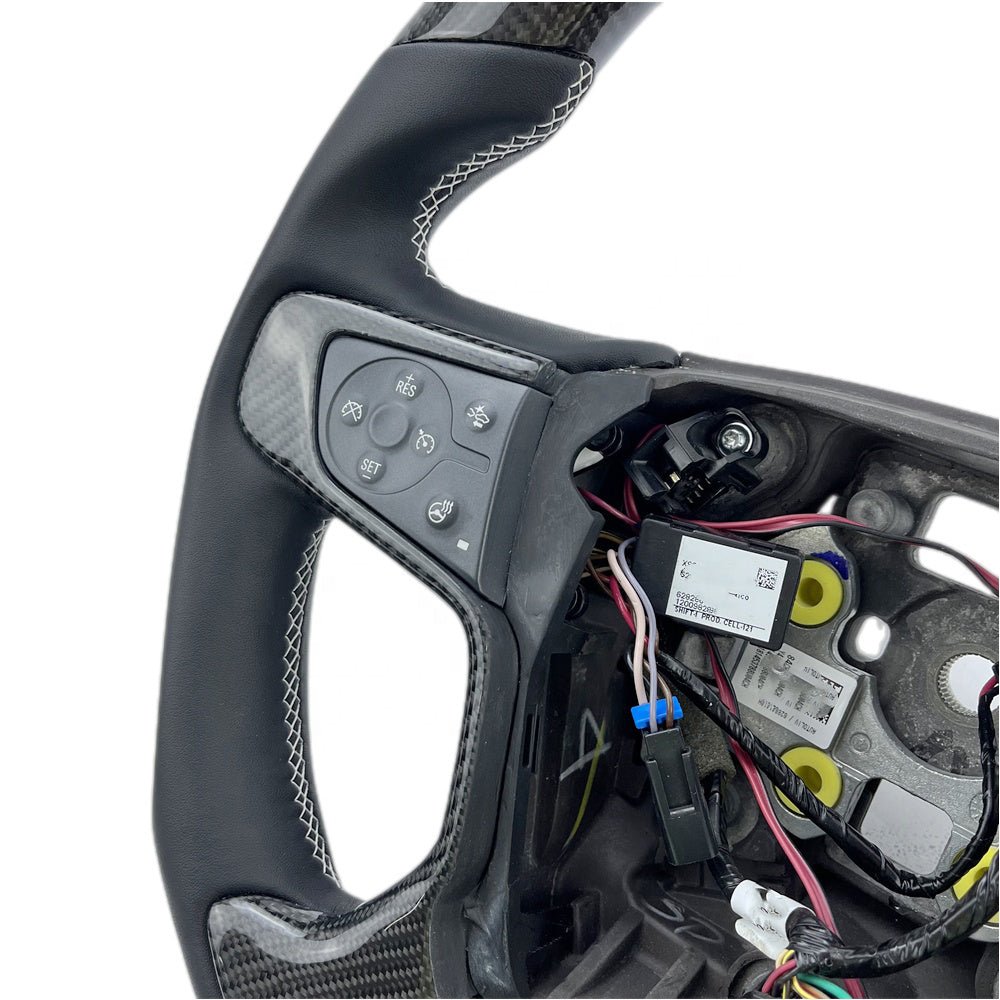 Chevrolet Silverado, Suburban | GMT K2XX, T1XX Custom Carbon Fiber Steering Wheel 2014-Up