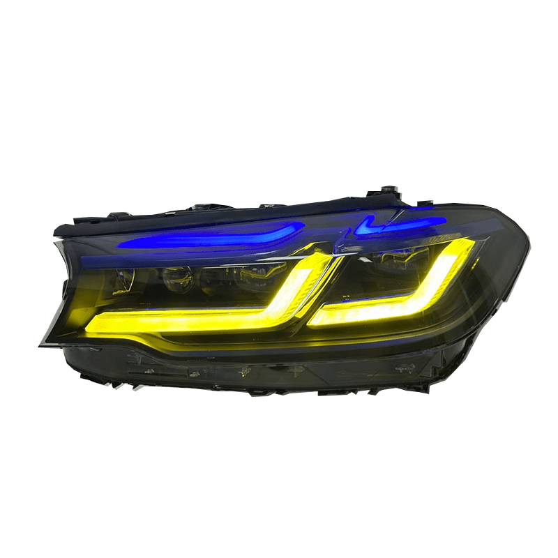 F90 M5 & G30 G38 5 Series Laser Style CSL Yellow/White LED Headlights (2018-2020)