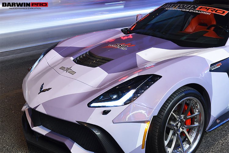 2013-2017 Corvette C7 Z51 Carbon Fiber Hood Scoope Vents