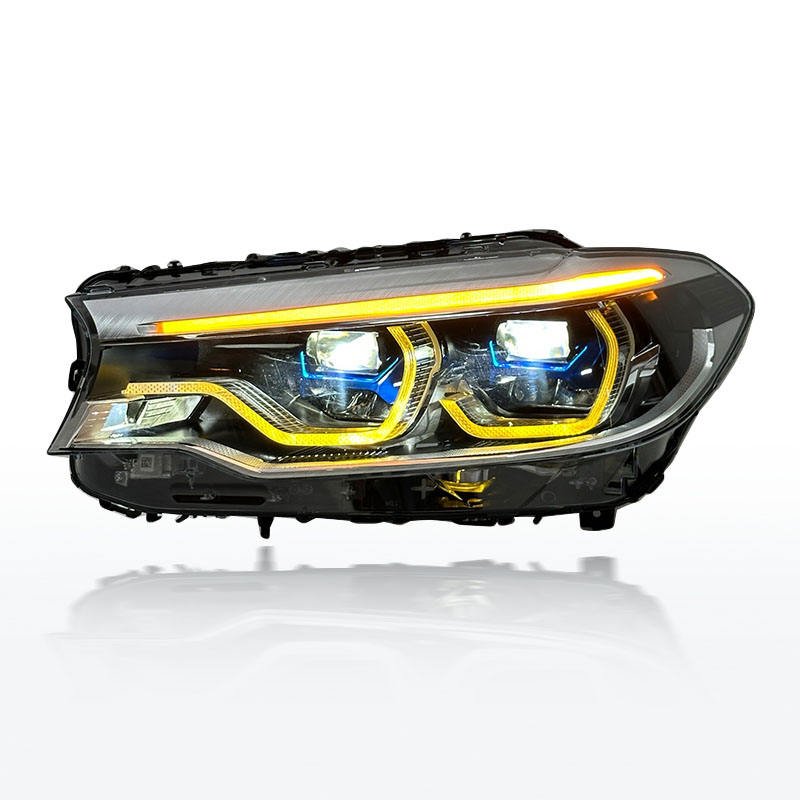 BMW F90 M5 G30 5 Series OEM Style Headlight CSL Yellow/White 2018 - 2020