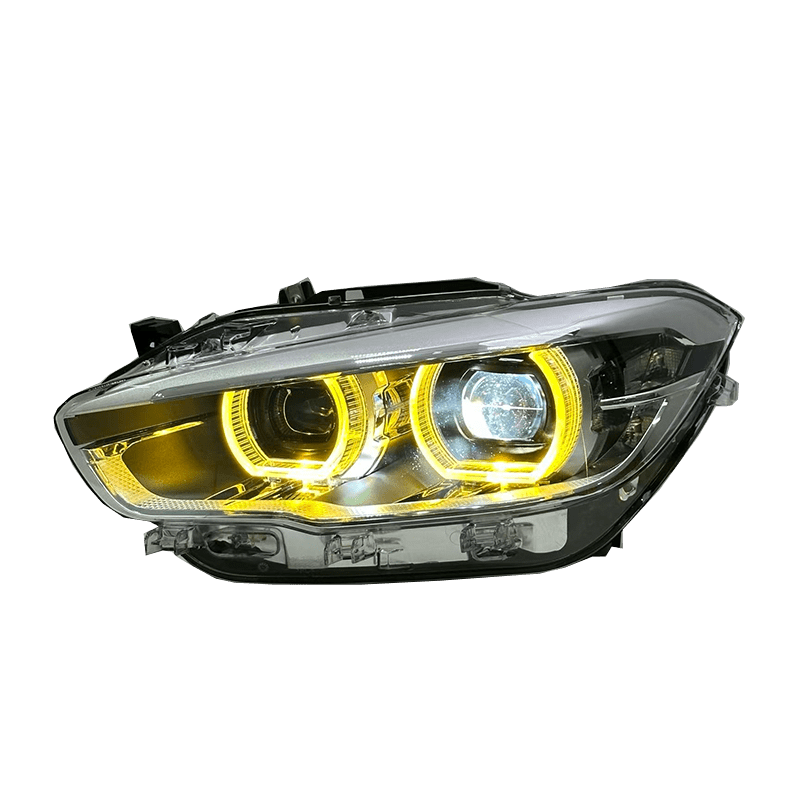 BMW 1 Series F20 DTM Style CSL Yellow/White LED Headlights 2015 - 2018