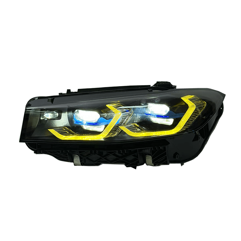 BMW LCI G20 G80 M3 Style CSL Yellow/White LED Headlights 2023 - 2025