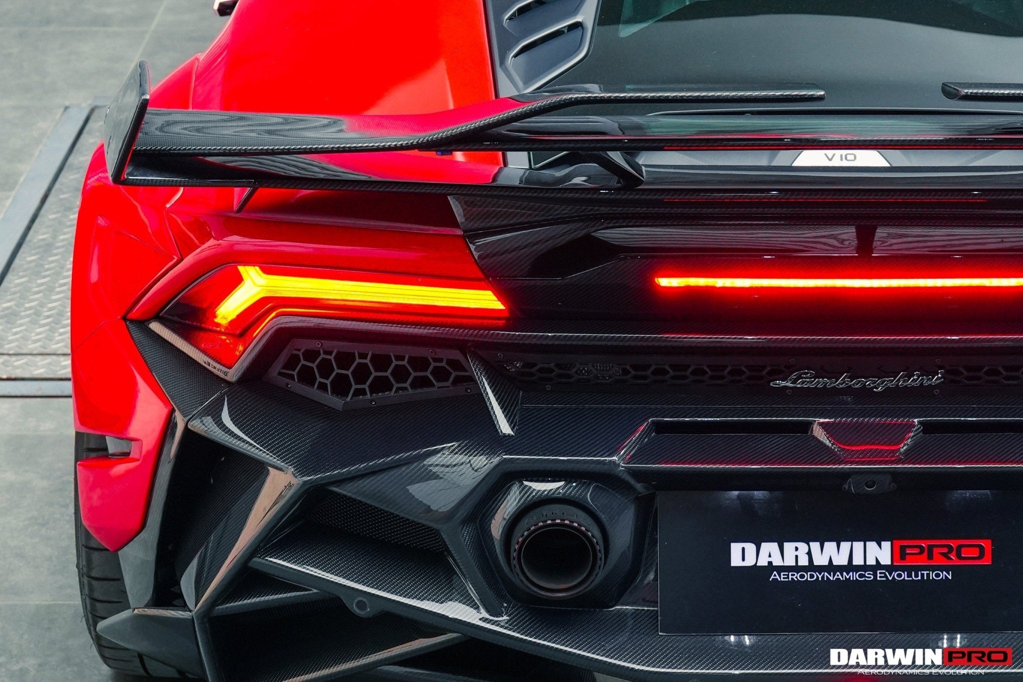 2015 - 2019 Lamborghini Huracan LP610 & LP580 BKSSII Style Rear Bumper