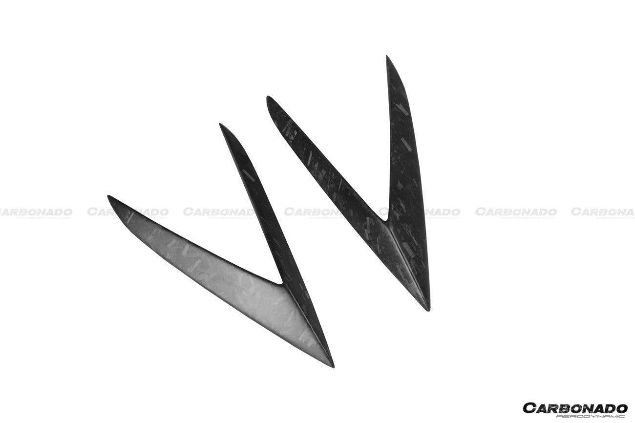 2015 - 2019 Lamborghini Huracan LP610&LP580 RZS Style Side Skirts Vent Canards