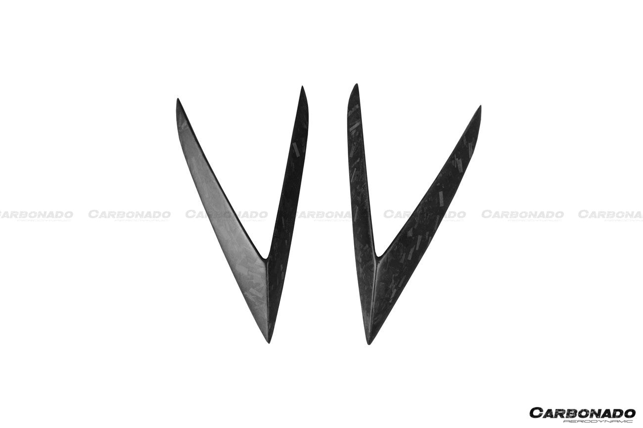 2015 - 2019 Lamborghini Huracan LP610&LP580 RZS Style Side Skirts Vent Canards