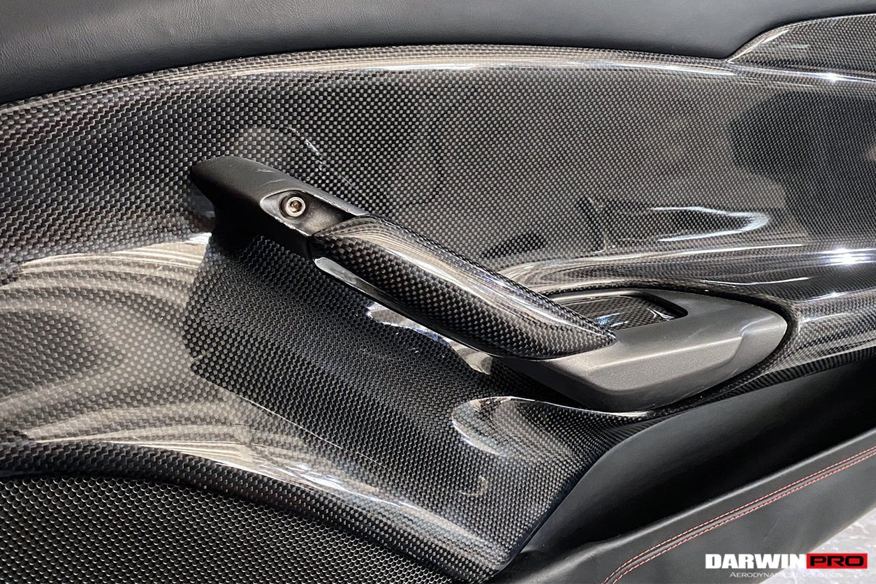 2015 - 2020 Ferrari 488 GTB/Spyder Carbon Fiber Door Handle Interior