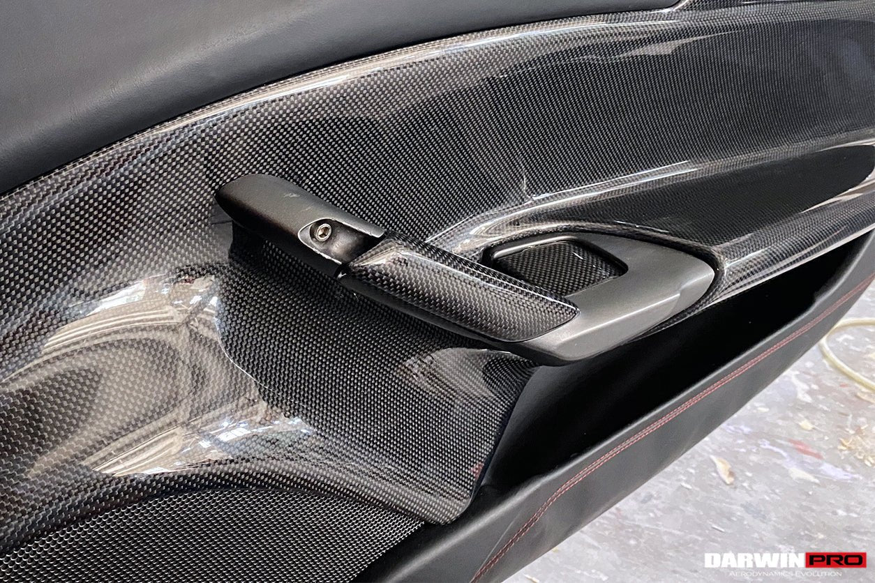 2015 - 2020 Ferrari 488 GTB/Spyder Carbon Fiber Door Handle Interior