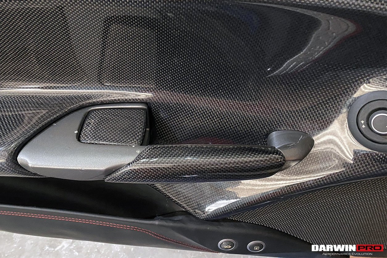2015 - 2020 Ferrari 488 GTB/Spyder Carbon Fiber Door Handle Interior