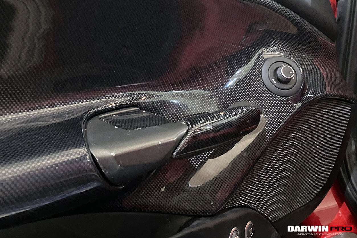 2015 - 2020 Ferrari 488 GTB/Spyder Carbon Fiber Door Handle Interior
