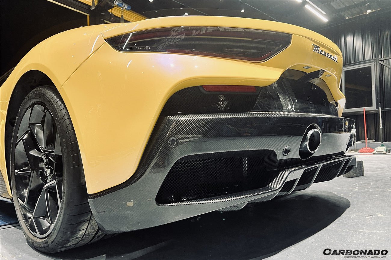 2020 - 2025 Maserati MC20 OE Dry Carbon Fiber Rear Lip Diffuser