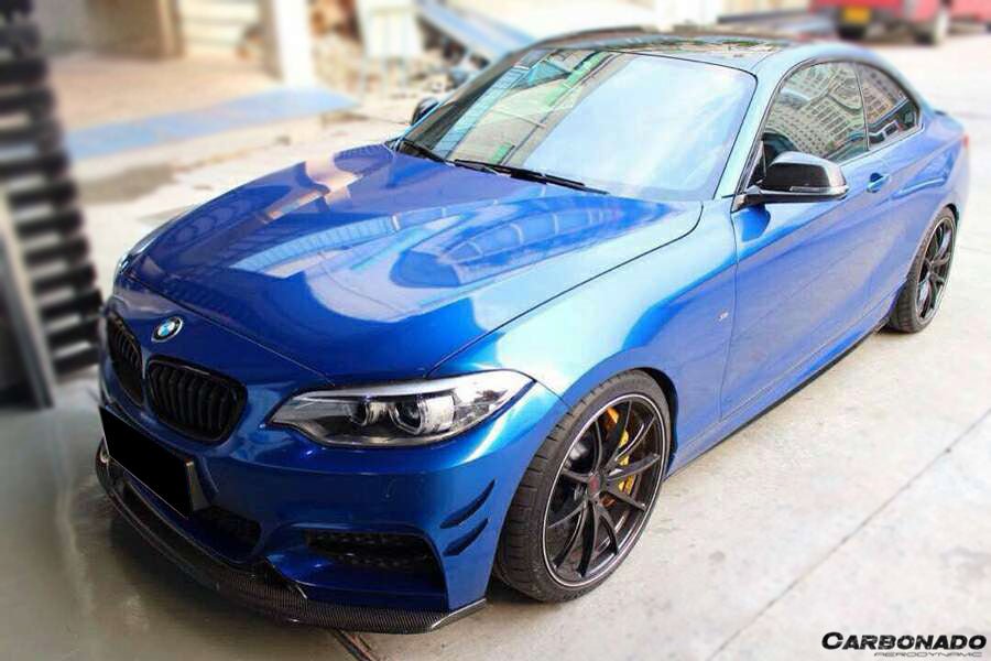 2014-2021 BMW 2 Series F22/F23 EXOT Style Front Canards (M-Tech Only)