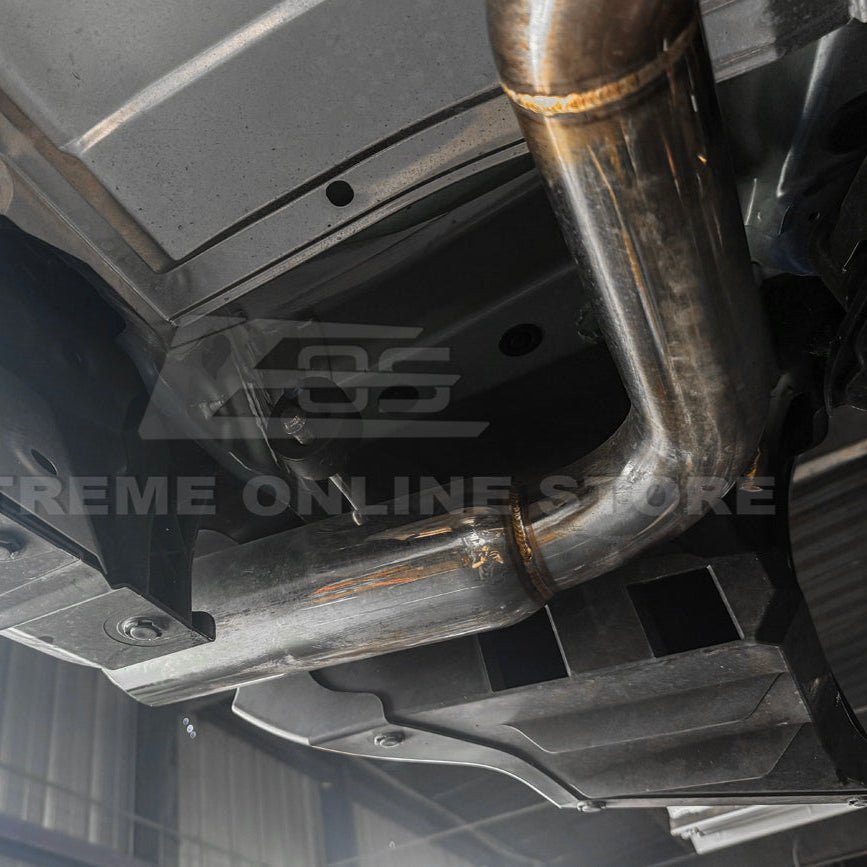 Toyota GR86 Subaru BRZ BOSO Style Anodized Silver Dual Chrome Tip Cat Back Exhaust System 2022-Present