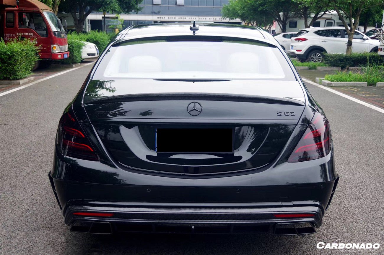 2014 - 2020 Mercedes Benz S63 W222 Sedan MSY Style Roof Spoiler