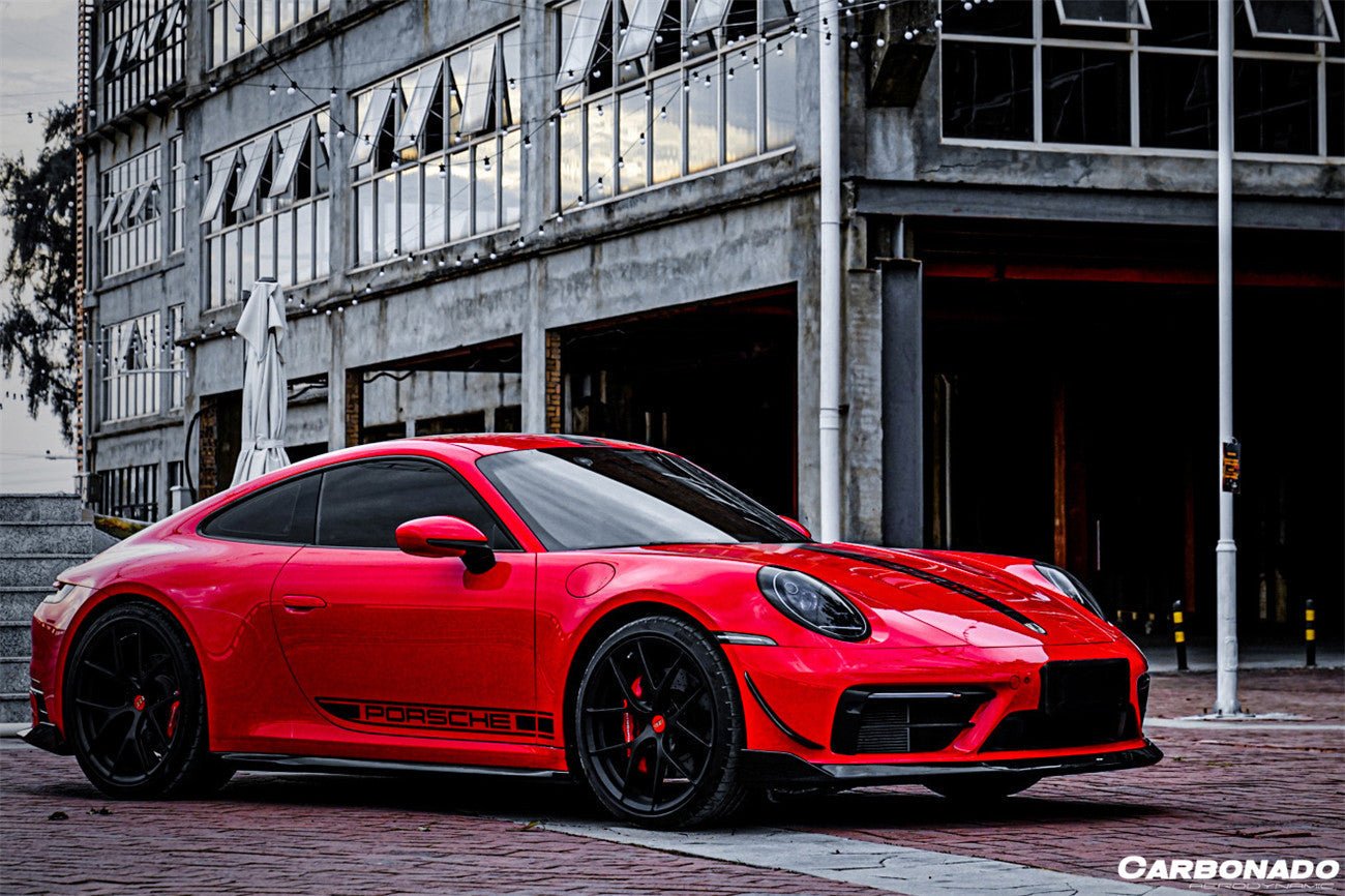 2019 - 2023 Porsche 911 992 Carrera/S/4/4S/Targa/Cabriolet WP Style Dry Carbon Fiber Side Skirts