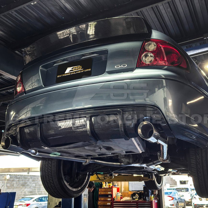 Pontiac GTO T-304 Stainless Steel Straight-Through Cat-Back Exhaust System 4 Inch Tips 2005-2006