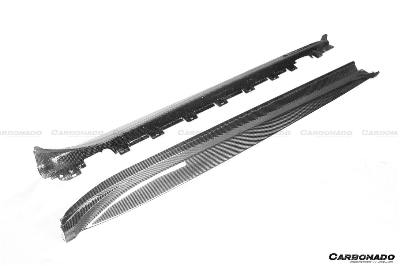 2019 - 2024 Porsche Taycan & 4 & 4S & GTS & TURBO OD Style Side Skirts
