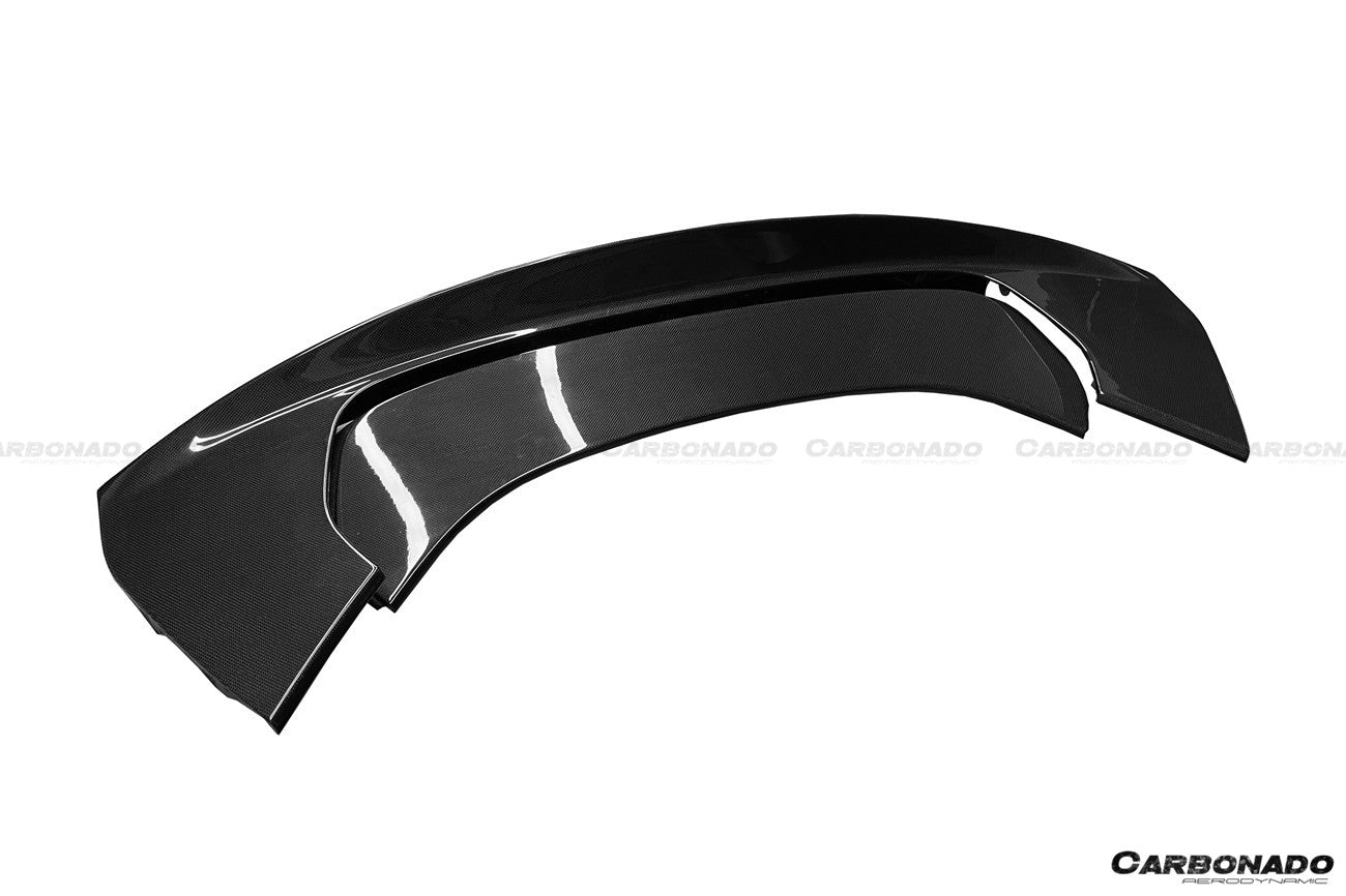 2020 - 2025 Ferrari SF90 Stradale Assetto Fiorano Style Autoclave Carbon Fiber Trunk Spoiler