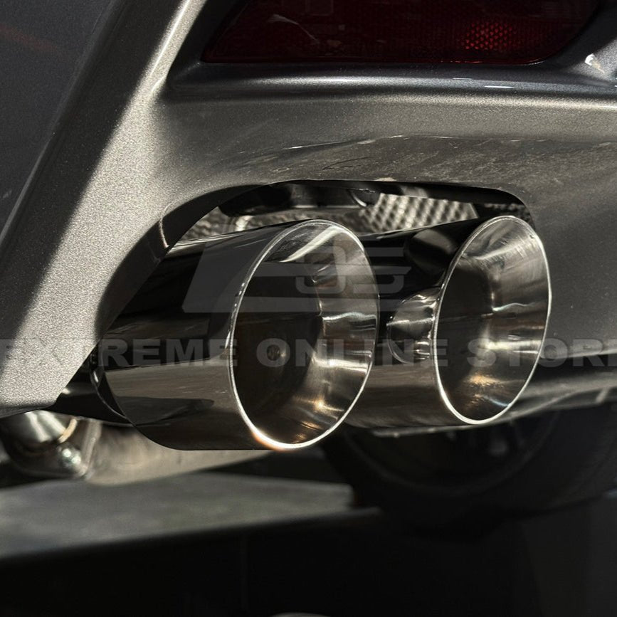 Toyota Camry XV80 Muffler Delete Anodized Silver Burnt Tip Axle Back Exhaust 2025-Present