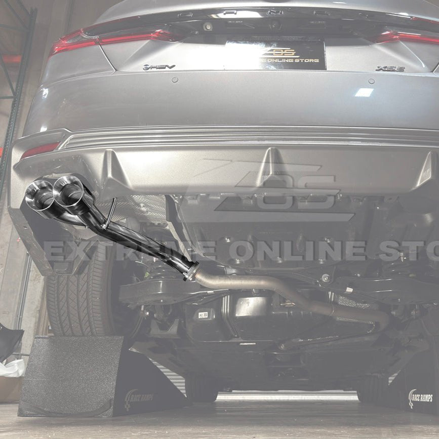 Toyota Camry XV80 Muffler Delete Anodized Silver Burnt Tip Axle Back Exhaust 2025-Present