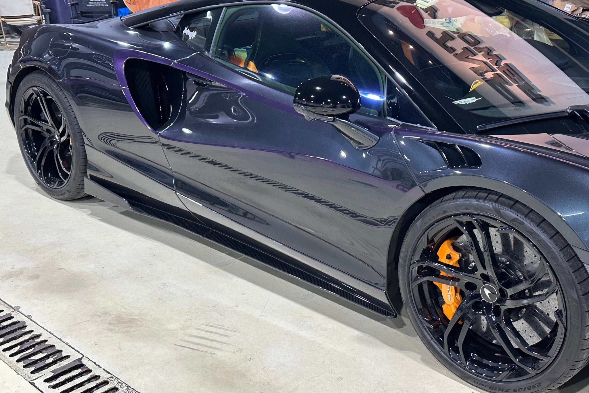 McLaren Artura Coupe Spider NVT Style Autoclave Carbon Fiber Side Skirts 2023-Up