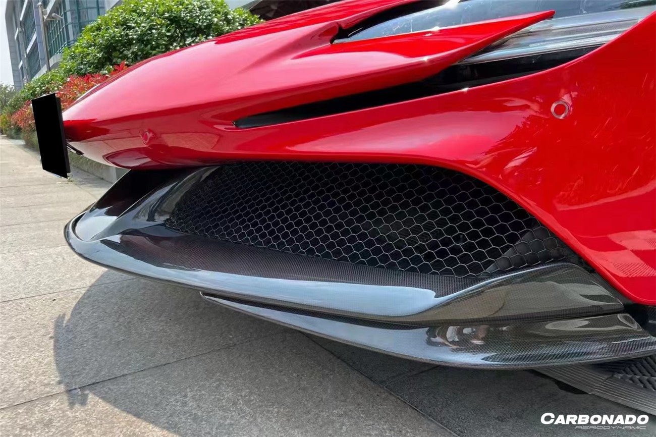 Ferrari SF90 Stradale OE Style Autoclave Carbon Fiber Front Lip (2020+)