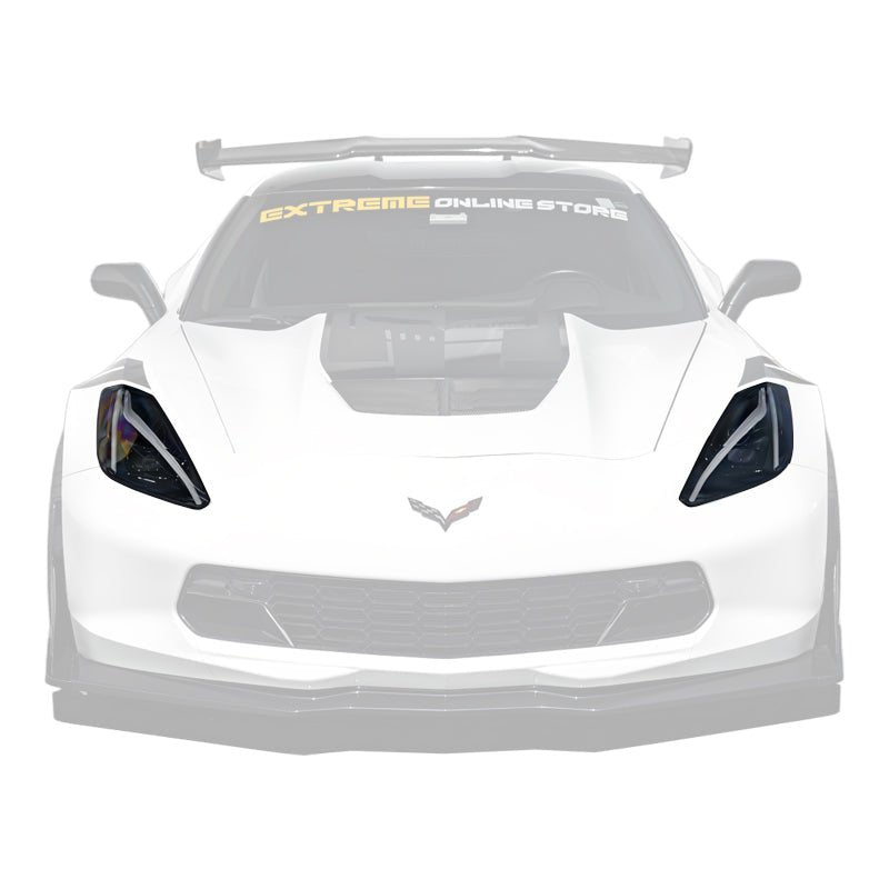 Chevrolet Corvette C7 C8 Style Smoke LED Sequential Headlights 2014-2019